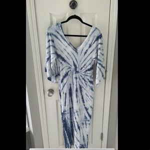 Zara Tie Dye Midi Dress